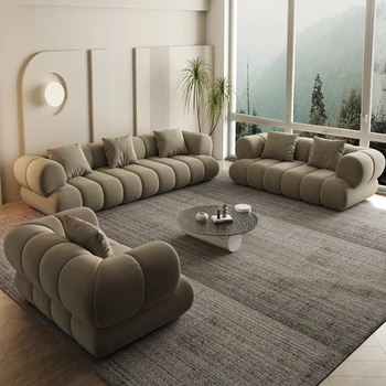 Окото на дивана Caterpillar, плат с технологията червен латекс, висококачествена италианска минималистичная мебели за дневна по поръчка на едро