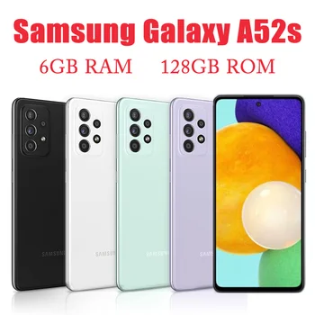 Оригинален Отключени Samsung Galaxy A52s 5G A528B / DS с две Sim-карти, 6,5 