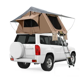 Палатка за покрива на автомобила за пътуване по пътищата, семеен къмпинг, за 3-4 човека, спален джип Toyota Wrangler Land Cruiser