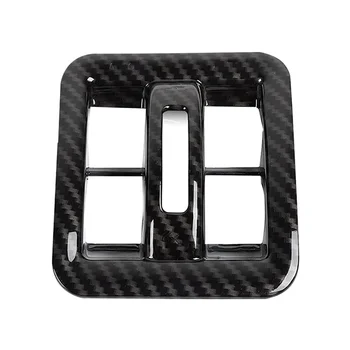 Панел бутон за включване на прозореца на таблото за Jeep Wrangler JK 2011-2017 Аксесоари за интериора, ABS въглеродни влакна