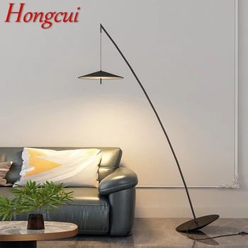 Под лампа Hongcui Nordic Black за риболов, Модерна семейна хол в близост До с мека мебел, Творчески led декоративна лампа