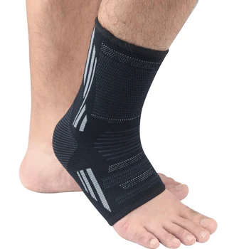 Поддръжка на глезена, противоскользящий, което предотвратява разтягане на сухожилията Трикотажный компрессионный защитен ръкав за крака, спортен калъф за петата и чорапи за футбол, баскетбол