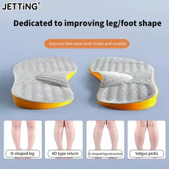 Поддръжка на свода на стъпалото Ортопедични обувки Подметка Стелки за краката на Мъже, Жени O / X Подплата за грижа за краката ПУ Ортопедична Стелка