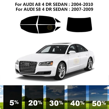 Предварително Обработена нанокерамика car UV Window Tint Kit Автомобили Прозорец Филм За AUDI A8 4 DR СЕДАН 2004-2010