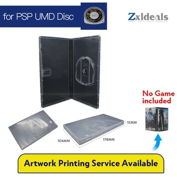 Преносим калъф за PSP за UMD Disc Game, Movie Прозрачна кутия за Playstation Portable