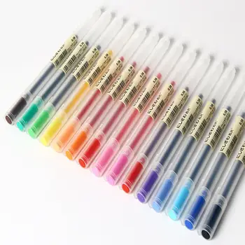 Просто прозрачен гел писалка-тубичка с различни цветове, сменяеми офис консумативи, канцеларски материали с различен цвят r30