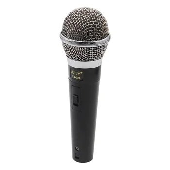 Професионален кабелна динамичен микрофон, ръчен микрофон за караоке-бар, на сцената, на живо, изпълнения, на подкаст.