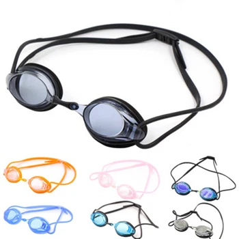 Професионални водоустойчиви лещи за възрастни с защита срещу замъгляване и виолетови, Мъжки И дамски очила за плуване, регулируеми силиконови очила за плуване