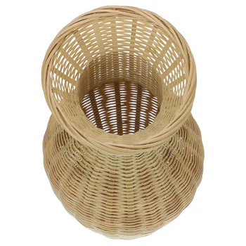 Ракита, кошница за цветя, изработени от бамбук, 1 бр., Декоративна кошница за цветя, кошница за съхранение в къщата