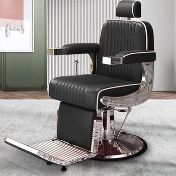 Регулируеми Спа-фризьорски столове за Фризьорски салон Въртящи се столове с откидывающимися подлакътници Tabouret Coiffeuse Търговски Мебели WJ25XP