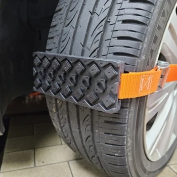 Ремъци-вериги за гуми за сняг, кал, лед, Издръжлив полиуретан, мини-ремъци-вериги за гуми, 1 бр.