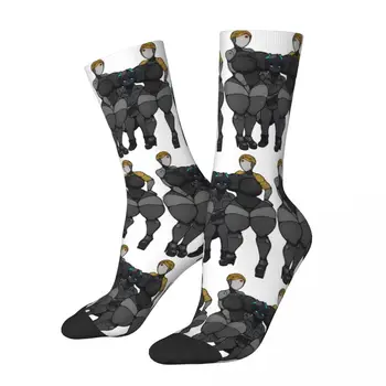 Ретро Стил Луди Мъжки Чорапи Atomic Сърце на СССР Играта Унисекс Стил на Улицата С Принтом Happy Novelty Crew Sock Подарък За Момчета
