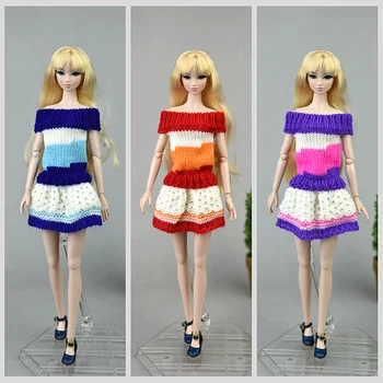 Рокля-пуловер / куклено обличам дрехи за 30-сантиметровой кукли барби Fr2 xinyi momoko blathe ob / облекло за 1/6 кукли