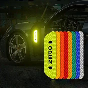 Светлоотразителни Аксесоари за Автомобили Стикер на вратата със Защитна лента вътре Автомобил за Corolla Cross Rav4 Bmw E61 Citroen C3