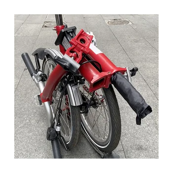 Сгъваема чанта за носене на велосипеда, 14-20 см, сгъваема чанта за съхранение на велосипеди, преносим сгъваема чанта за носене на велосипед за Brompton