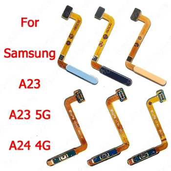 Сензор за пръстови отпечатъци Нов четец на пръстови отпечатъци Гъвкав кабел за Samsung Galaxy A24 4G в а23 5G Ключ за Връщане на Резервни части