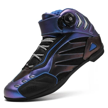 Специални ботуши за мотокрос, мъжки обувки за езда в внедорожнике Botas Motobiker, Мотоциклетът обувки, мъжки обувки Botas Мото