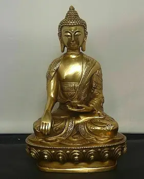 стари тибетски буда Шакямуни Буда Статуя на Дракон на Гаутама буда Сиддхартхи