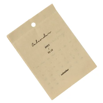Стенен календар за 2023 година Лесен окачен ретро фотофон Декоративен подпори от Futon бельо