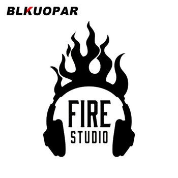 Стикер за автомобил BLKUOPAR Fire Studio, вырезанная от винил, защитен от надраскване, с творческата графика, Слънцезащитен крем JDM за защита на врати на автомобила
