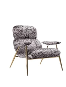 Стол за почивка Лесен Луксозно Европейското стол Вила, Хотелски разтегателен Едно всекидневна Мързелив костен стол