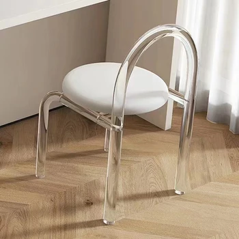 Стол, спалня за момичета, изчистен модерен Instagram интернет-знаменитост, благородна облегалка в кремовом стил, столче за грим