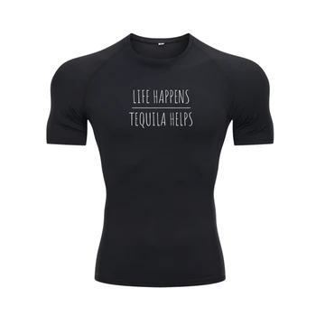 Текила Helps Shirt Забавна Тениска С Текилой, Празнични Ризи, Памучни Мъжки Тениски, На Главната Улица, Ретро