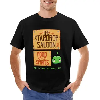 Тениска Stardrop Saloon, тениска на поръчка, реколта дрехи, тениски с кръгло деколте, къс ръкав, мъжки ризи с графичен дизайн, забавни