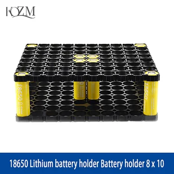 Титуляр литиева батерия 18650 8 * 10, калъф, скоба за батерия, Домашно антивибрационный пластмасов цилиндричен акумулаторен блок