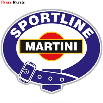 Три етикети Ratels F100 Cool MARTINI Racing Идеални за украса на бронята на своята практика за мобилен телефон Персонализирани стикер за кола