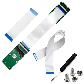 Удължителен кабел Mini Pcie към Mini Pcie Mini PCI-E спк стартира строителни 10/20/30 см, Мрежова карта, удължител SSD, удължител удължител, удължителен кабел адаптер за разширяване