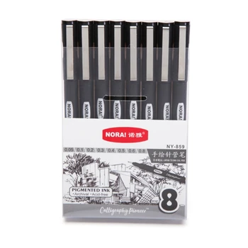 Универсални писалки Micron Fineliner с 8 различни връхчета за писане, рисуване или водене на дневник