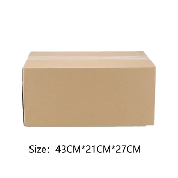 Услугата смяна на картонени кутии от трислойна особено твърда хартия 3 размера 43*21*27 см