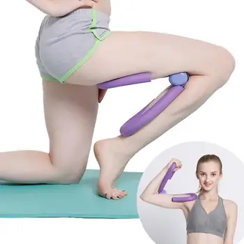 Устройство за напрежение, фитнес, многофункционално устройство за йога, украшающее гърба, стягане на бедрата, симулатор за отслабване, инструменти за мускулите на краката Ша Z1U9