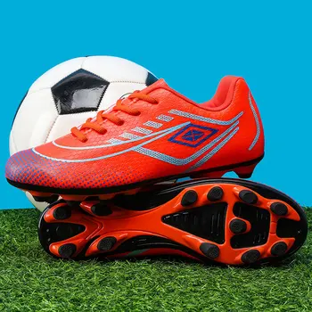 Футболни обувки, Мъжки футболни обувки за тренировки на открито футболни Обувки за трева Директна доставка Удобна ультралегкая нескользящая дишаща срещата