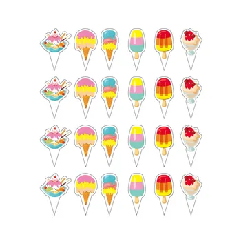 Цветна украса за парти по случай рождения Ден със сладолед, летен латексный балон, банер честит рожден Ден момичета