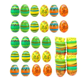 Цветни наполняемые Великденски яйца, забавни играчки 
