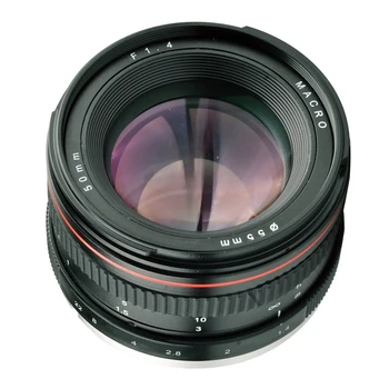 Цельнокадровый обектив с голяма бленда, портретен обектив с фокусно разстояние на обектива на камерата Sony Nex, 1 бр.