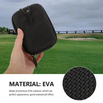 Чанта за далекомер ЕВА, калъф за далекомер за голф, чанта за носене далекомер за голф с карабинка, универсален калъф за далекомер за голф