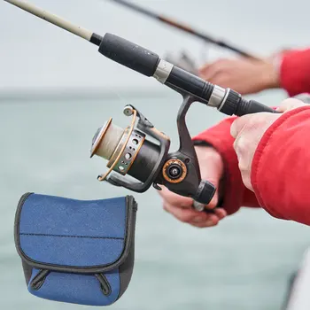Чанта за Риболовната Макара Със Защита От надраскване Baitcasting Spinner Чанта За Съхранение Организатор