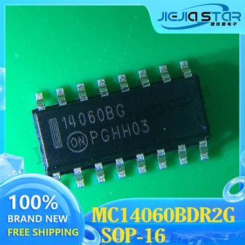 Чип брояч на чипове, MC14060BDR2G, Гравиране 14060BG, MC14060 СОП-16, 100% Оригинален състав, безплатна доставка, 5-30 бр.