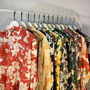 Японската реколта риза с принтом в стил BF, Свободна модерна риза с ревера и дълъг ръкав в стил харадзюку, дамски блузи с цветен модел на едната гърда