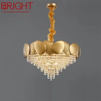 Ярката полилей, творчески висящи лампи, постмодернистский led златна лампа за дома хол, трапезария